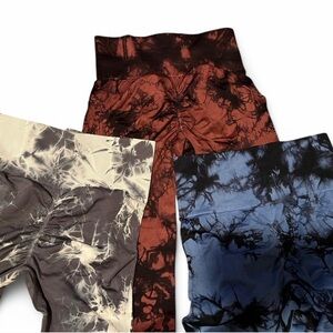 Tie-Dye Leggings - Multicolor